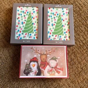 NWOT. 3 boxes of Christmas cards.